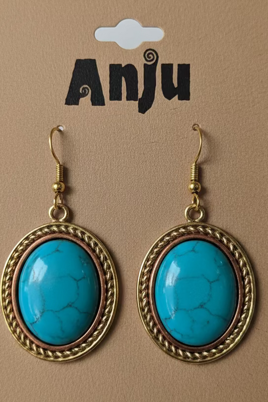 Blue Sun Earrings