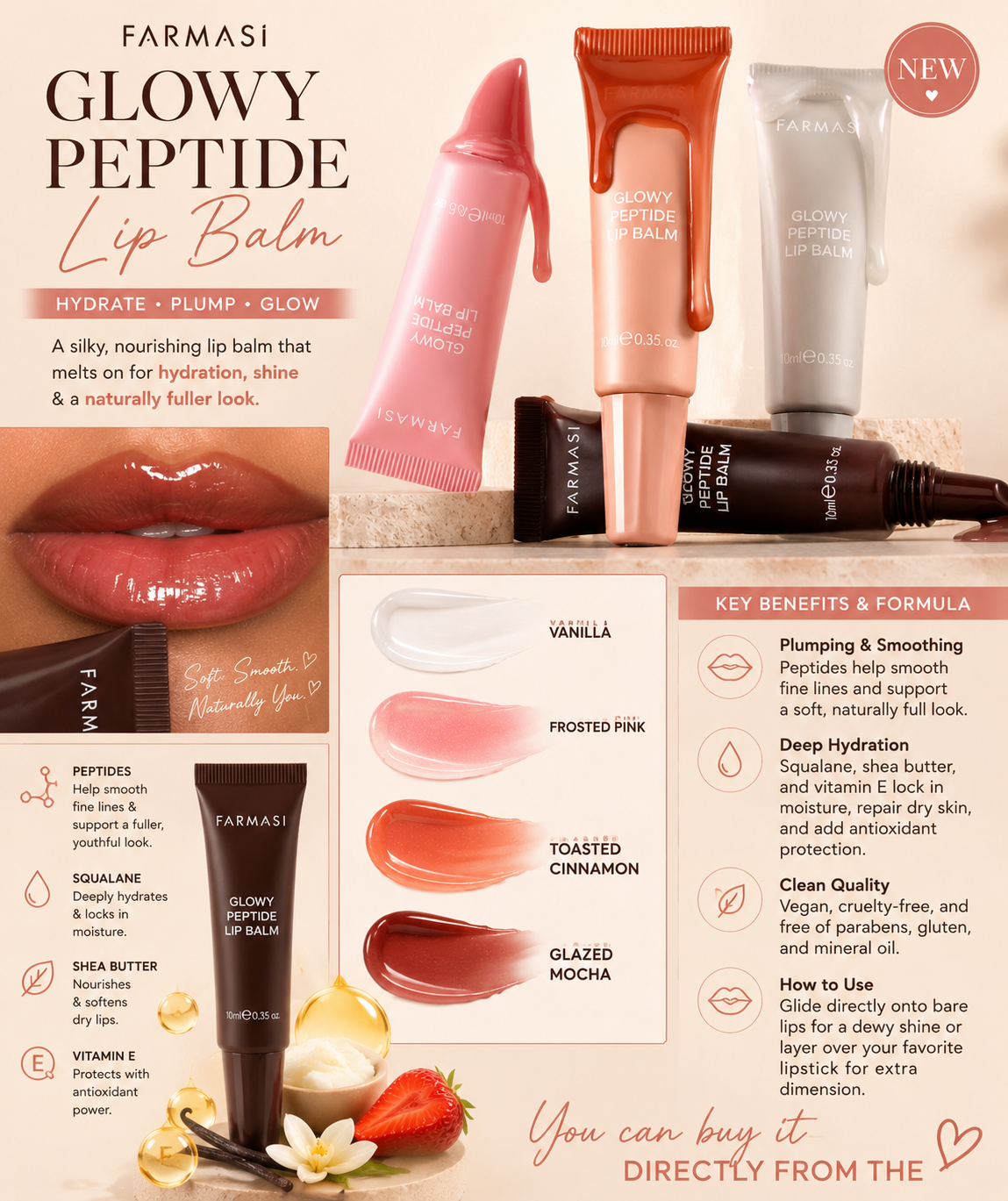 Glowy Peptide Lip Balm Collection
