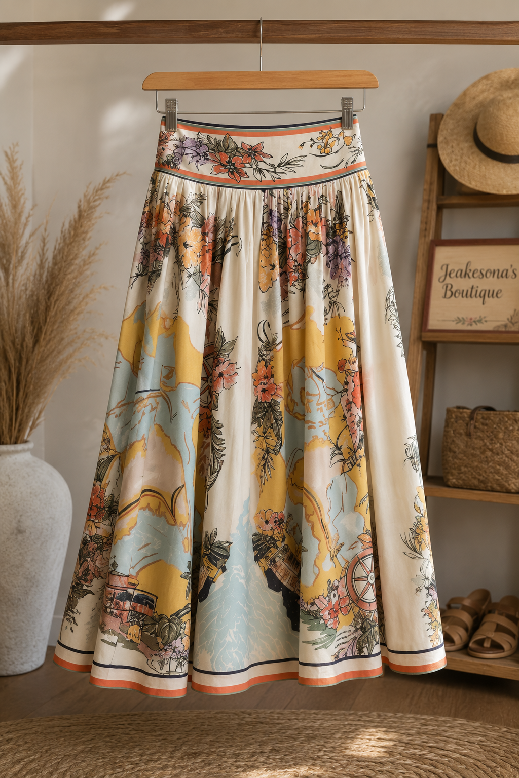 Island Escape Maxi Skirt