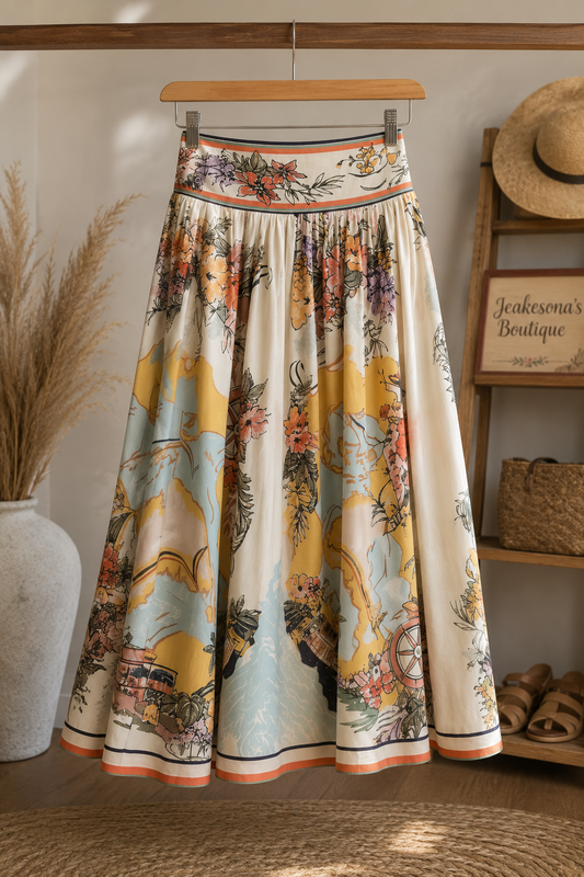 Island Escape Maxi Skirt