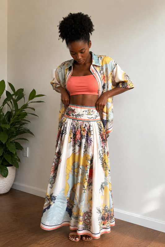 Island Escape Maxi Skirt