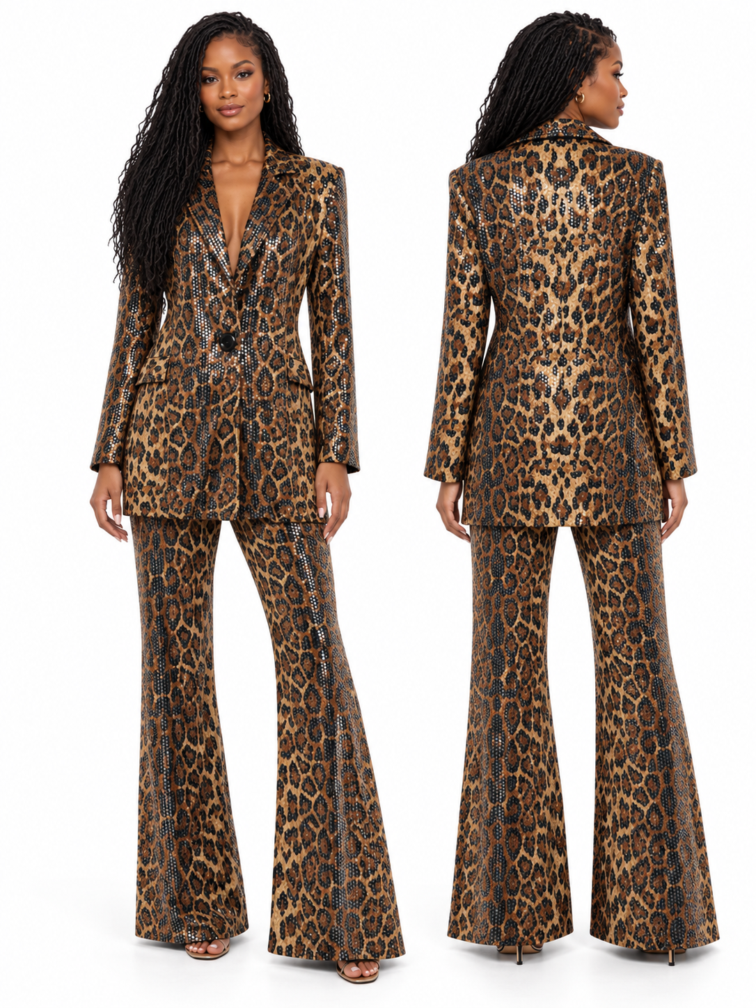 Wild Elegance Leopard Blazer